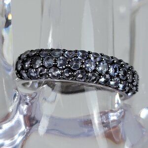 BBJ Lavender Quartz Crystal Sterling Silver Ring Size 8
